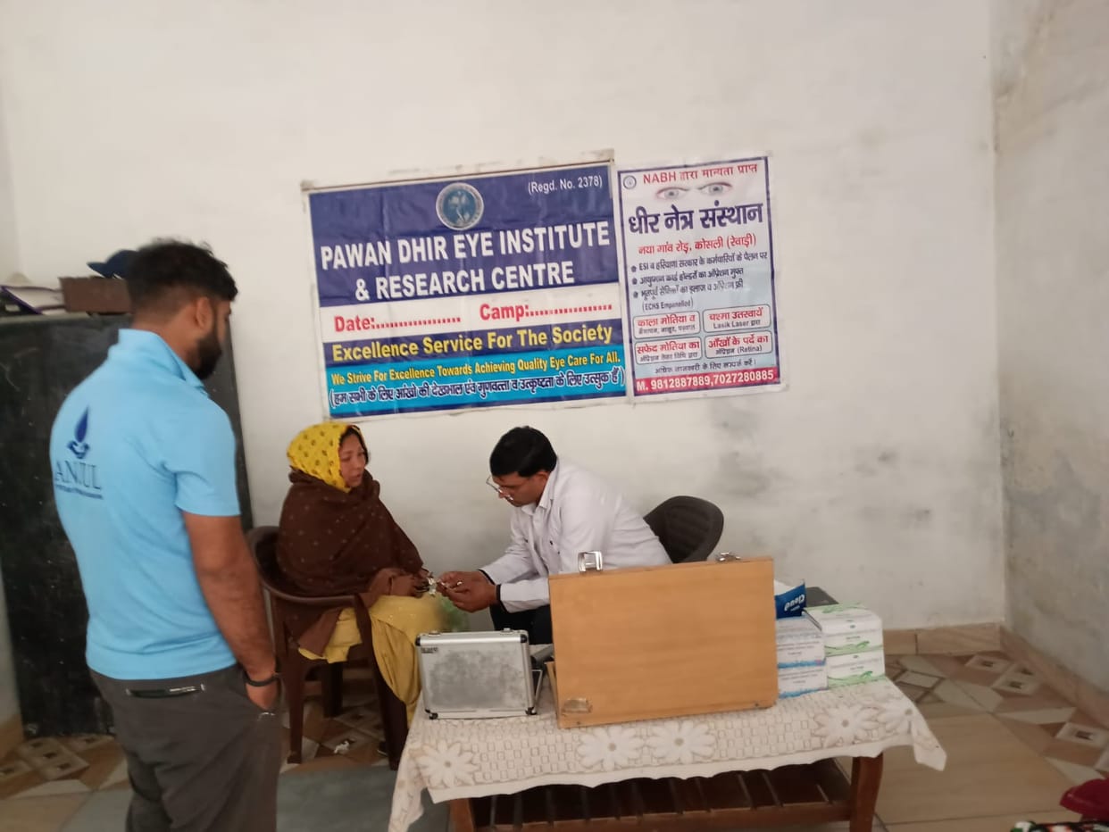 240 people were examined in the camp.