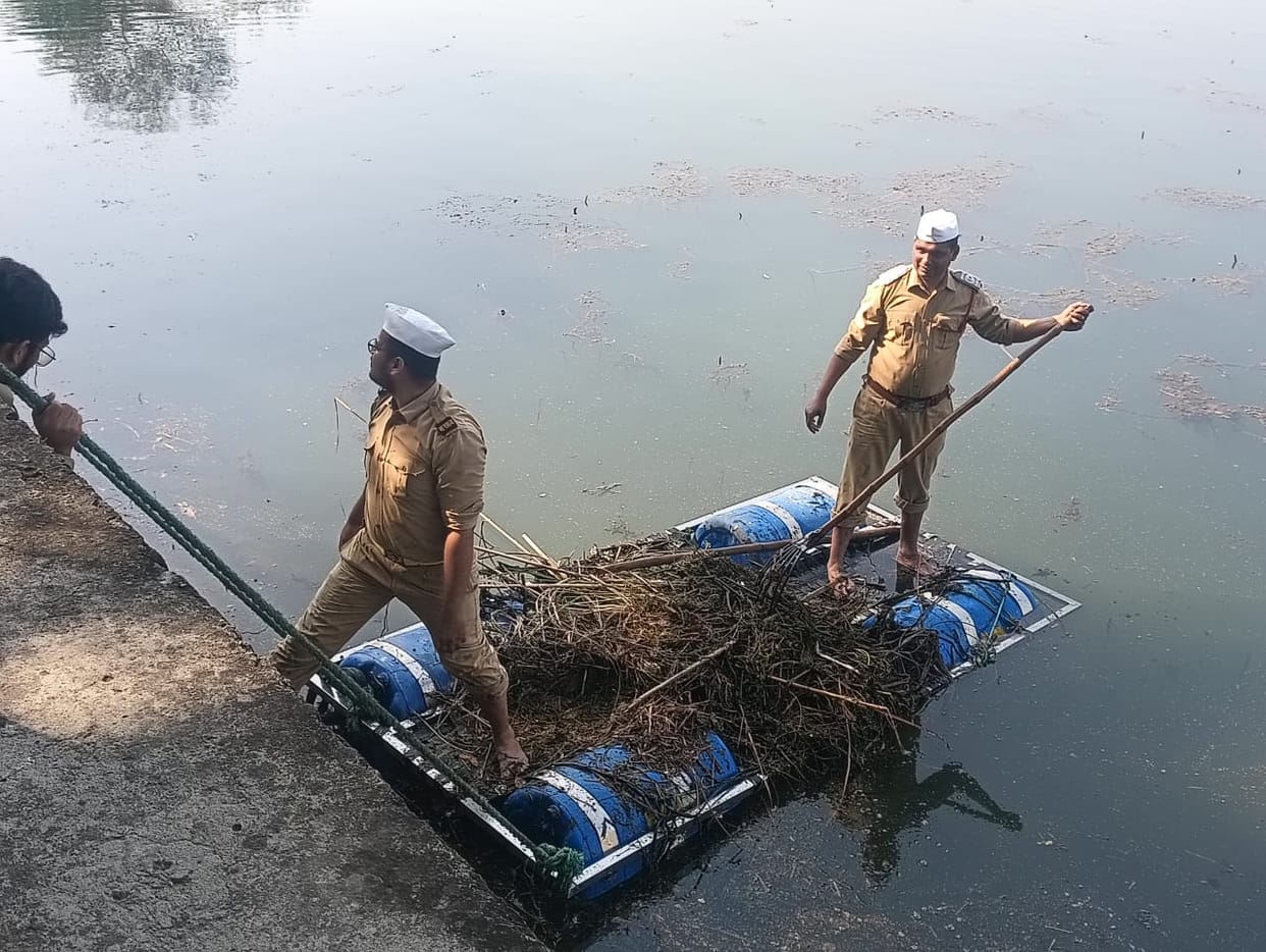 Cleanliness drive launched by cleaning water tank