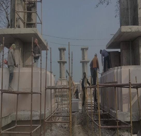 Construction of three entry gates will be completed by October