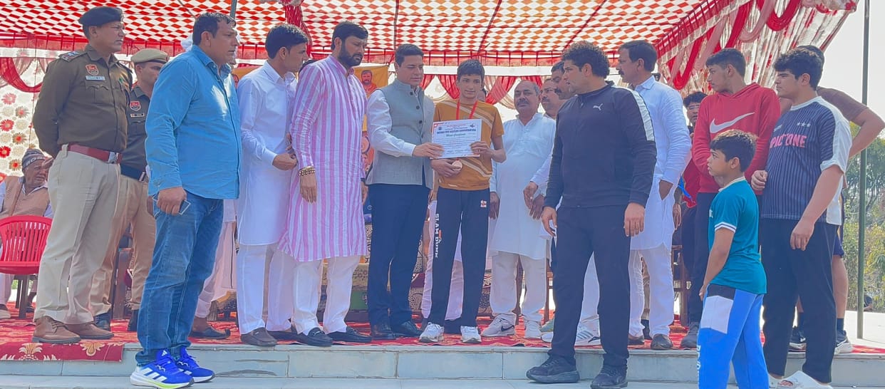 Aman from Rohtak defeated Shubham from Jhajjar.
