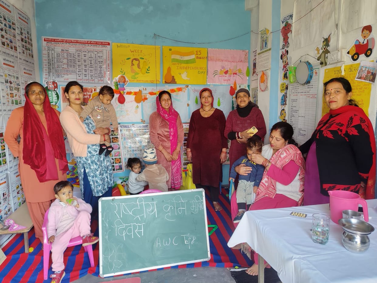 On National Deworming Day, 94,965 children across the district were administered Albendazole.