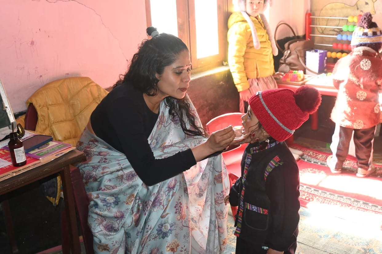 Albendazole doses given to 4380 children in Lahaul-Spiti
