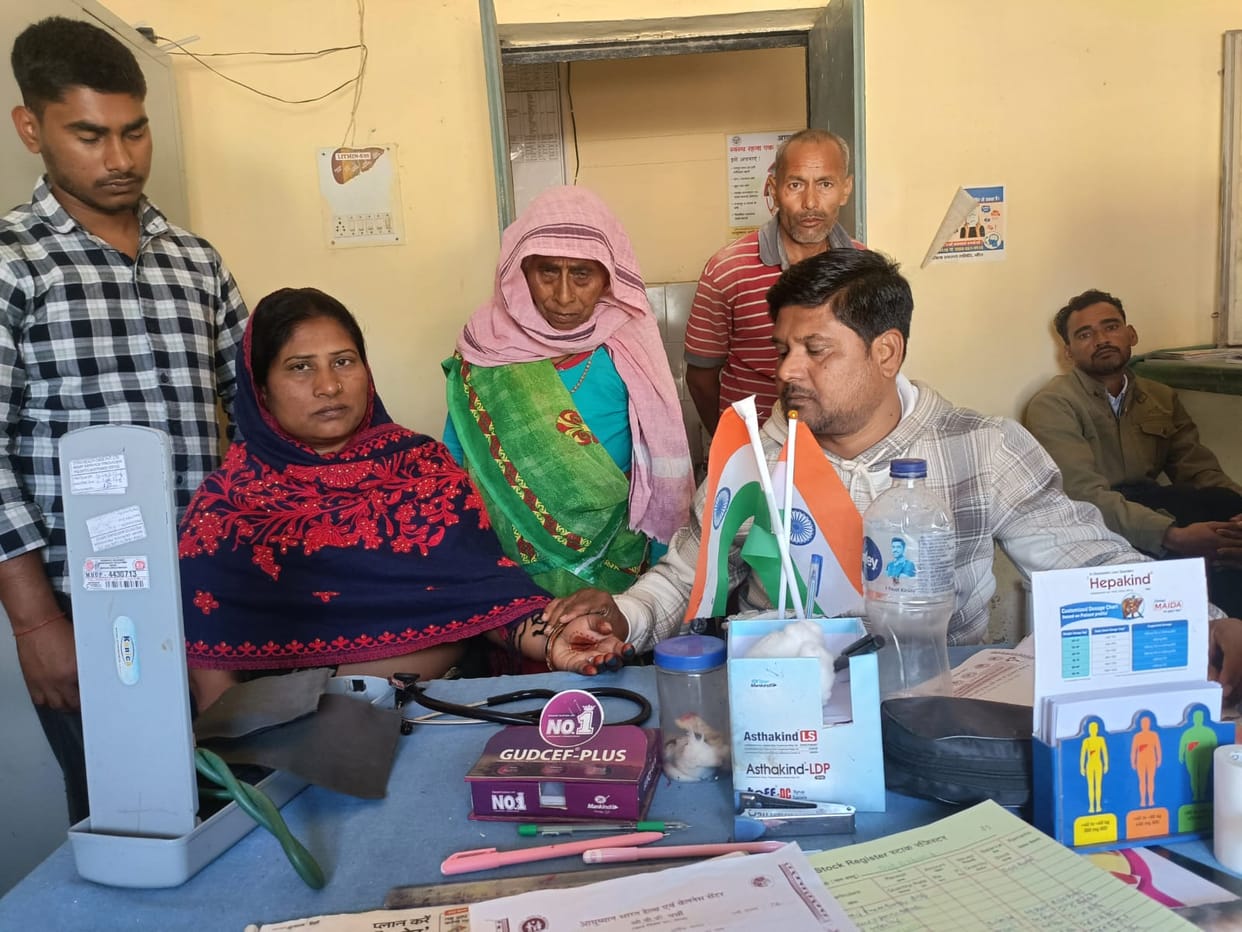 Doctor on leave, Arogya Mela handed over to pharmacist and staff nurse