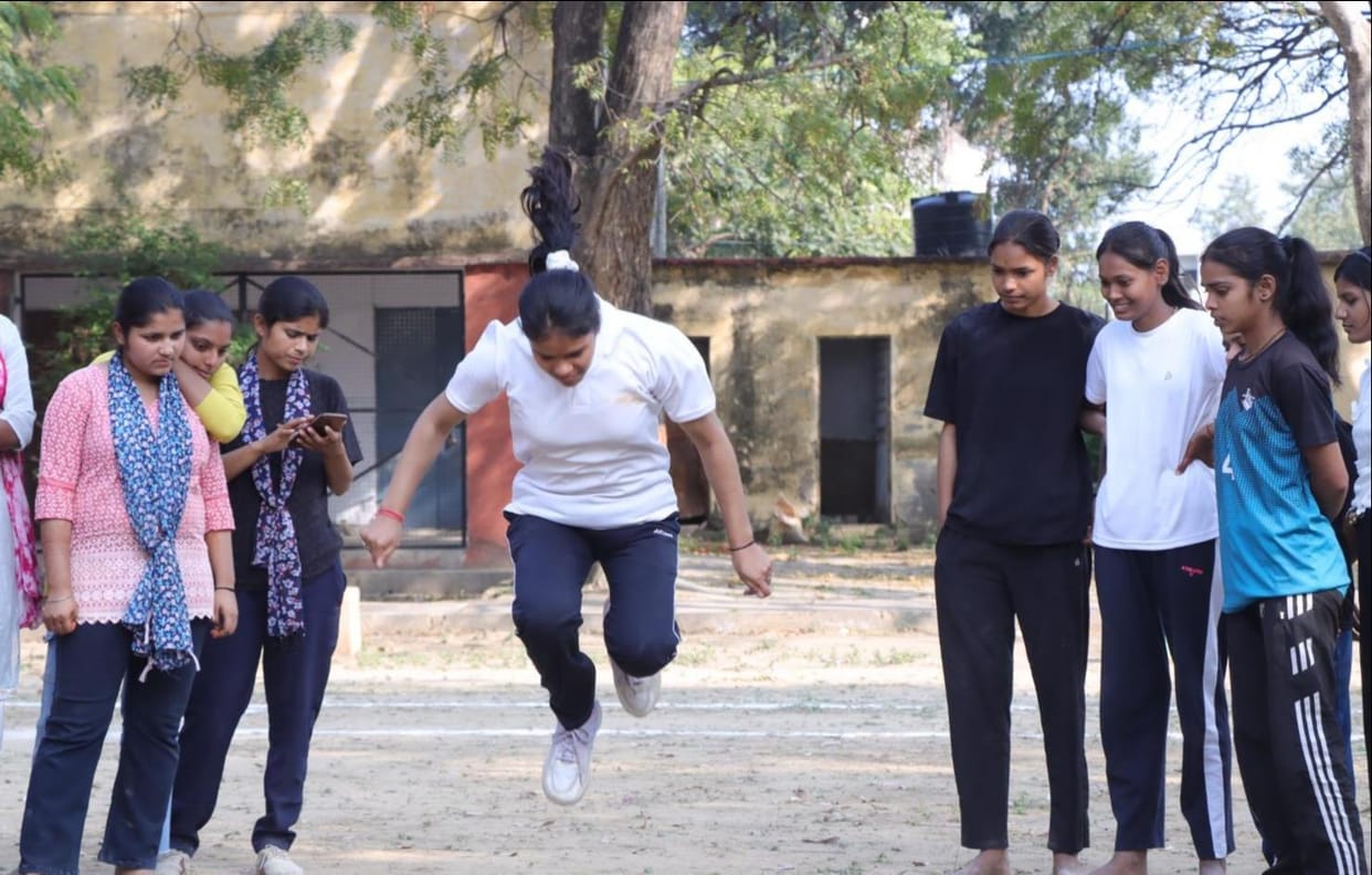Maanvi wins gold in long jump, Sameeksha overall champion