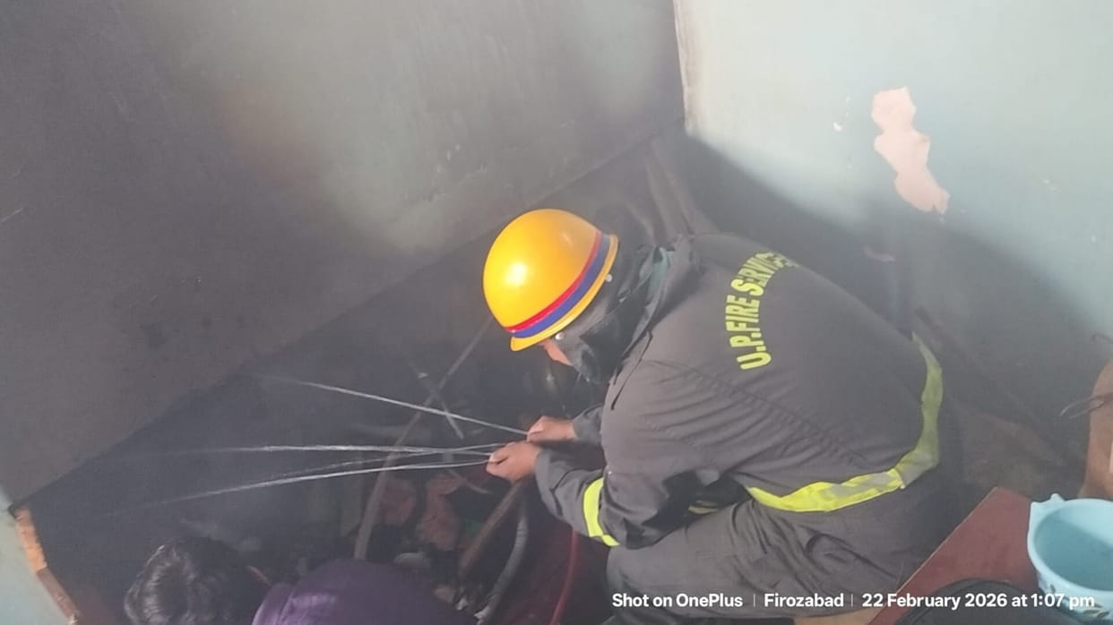 Panic erupts after fire breaks out in store room