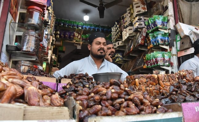 Arabian dates, Ajwa, Kalmi and Sukkari dates adorn the Iftar table.