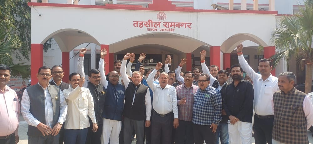 Lawyers protest against the murder of an advocate