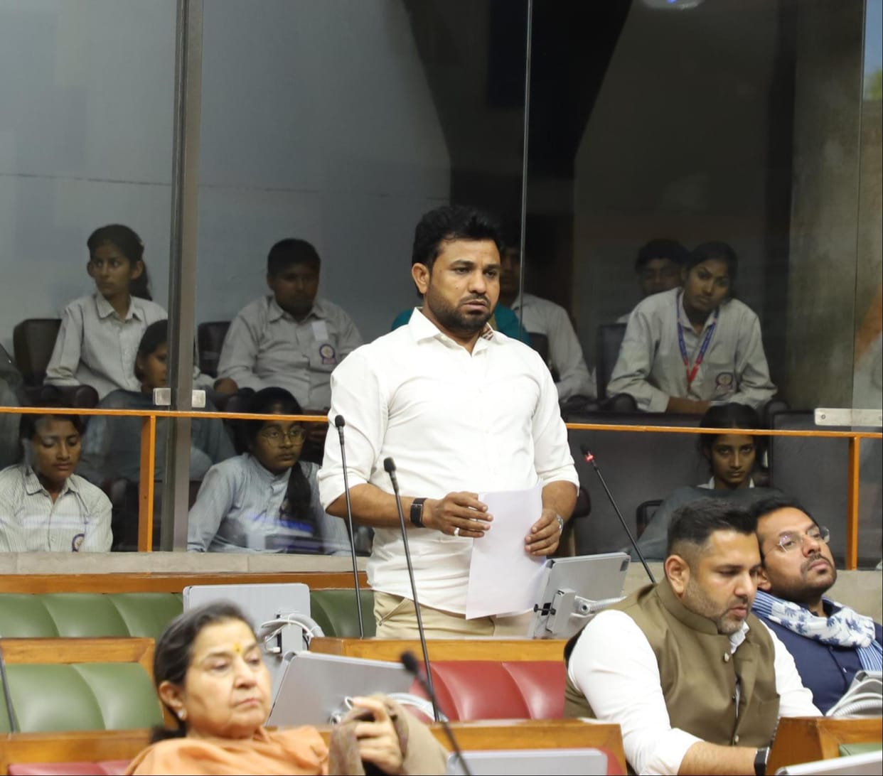 When the MLA raised the issue of Yamuna erosion, Rs 4 crore was sanctioned.