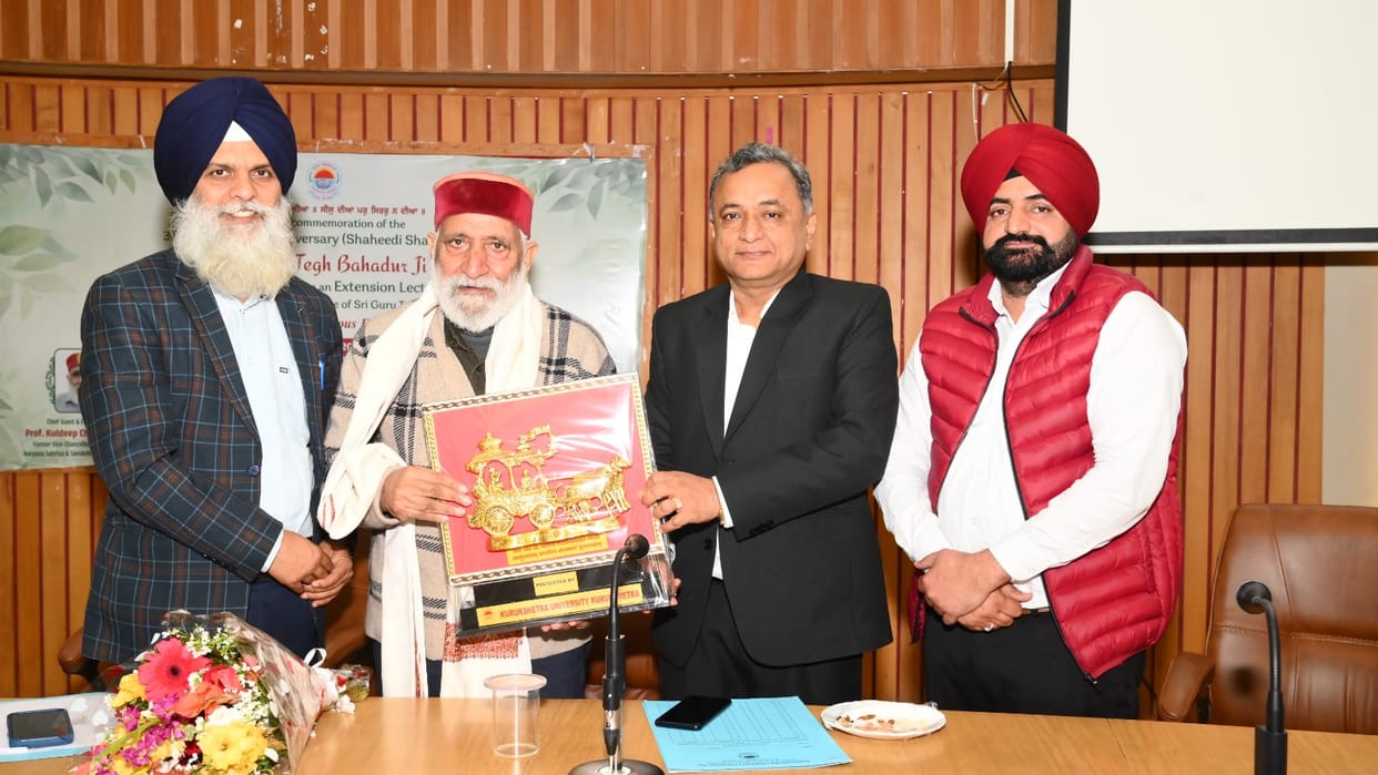 Guru Tegh Bahadur's sacrifice is a unique example of protecting religious freedom: Prof. Kuldeep