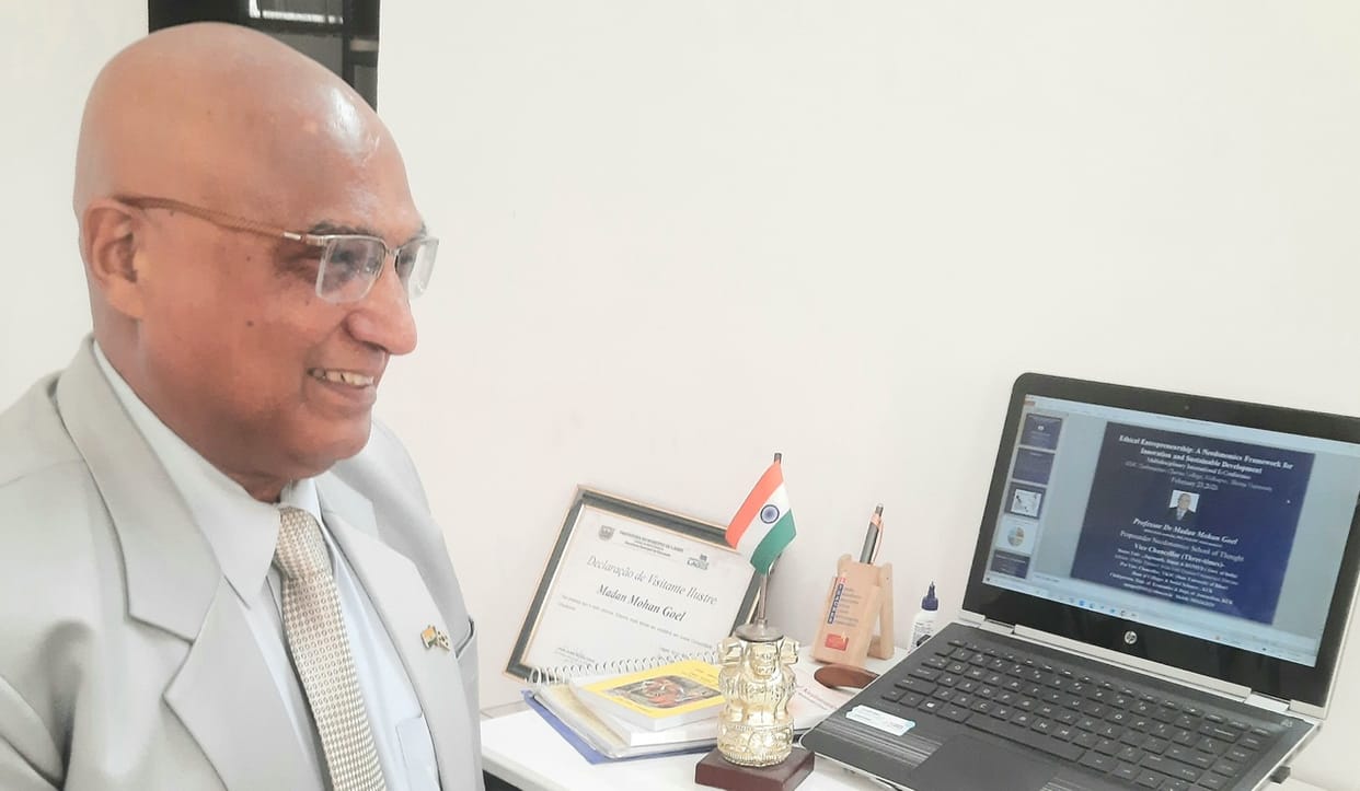 Ethical and sustainable development is possible only through Needonomics: Prof. Madan