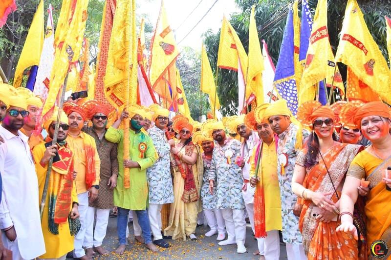 Nishan Yatra of Khatu Shyam was taken out