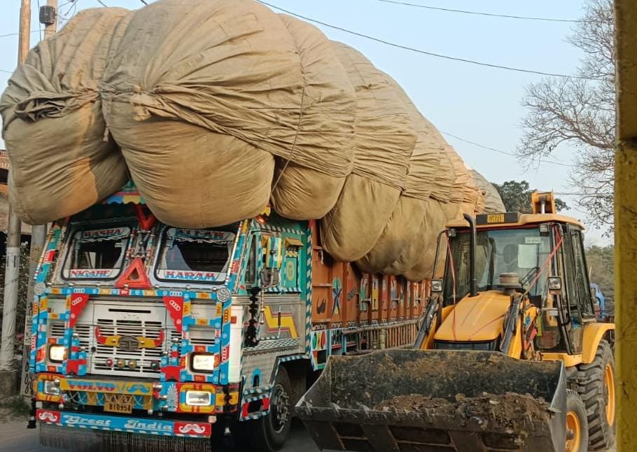There was a jam in Kesariganj for an hour