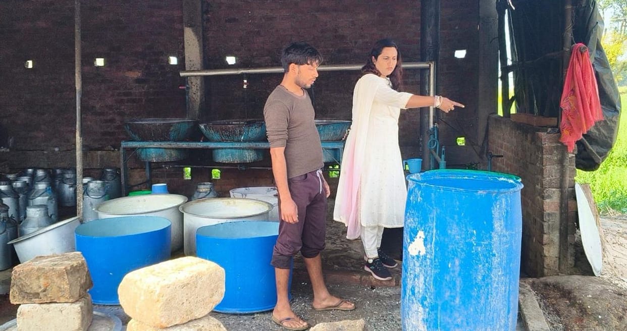 Khoya and milk destroyed in intensive campaign
