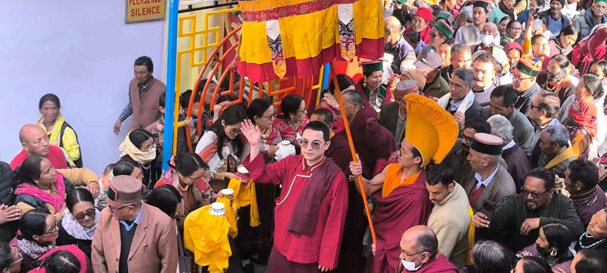 Buddhist spiritual leader Jangchub Nima Rinpoche reached Rewalsar