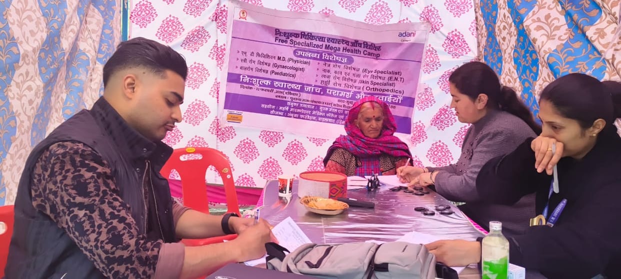 Health check-up of more than 115 people in Sanghoi