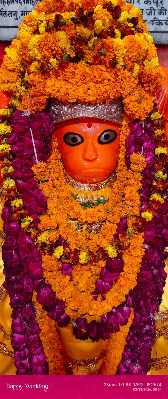 Akhand Path was held at Baba Hanuman Temple