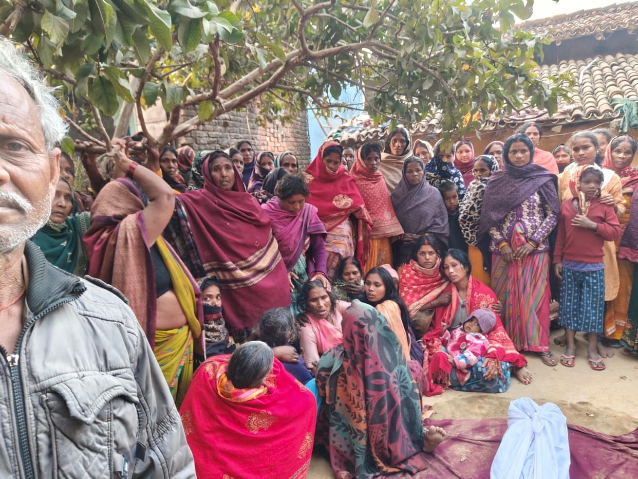A young man died of burns at his in-laws' house; allegation of killing him by sprinkling petrol