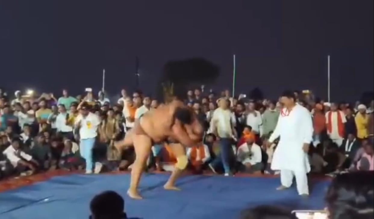 Ramkishan became the champion of the state level wrestling competition