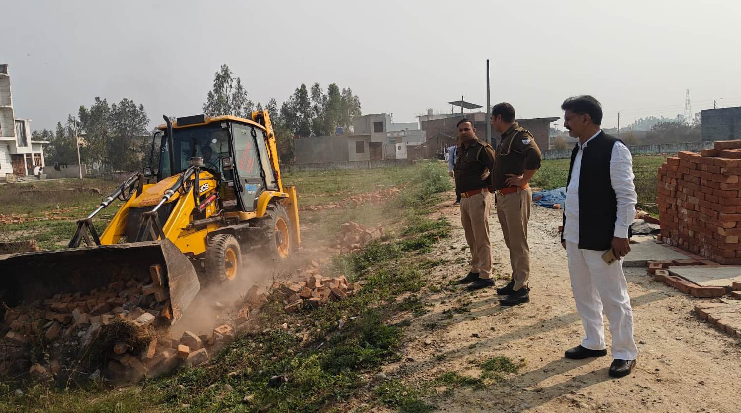 HPDA demolished 54,500 square meters of illegal plotting.