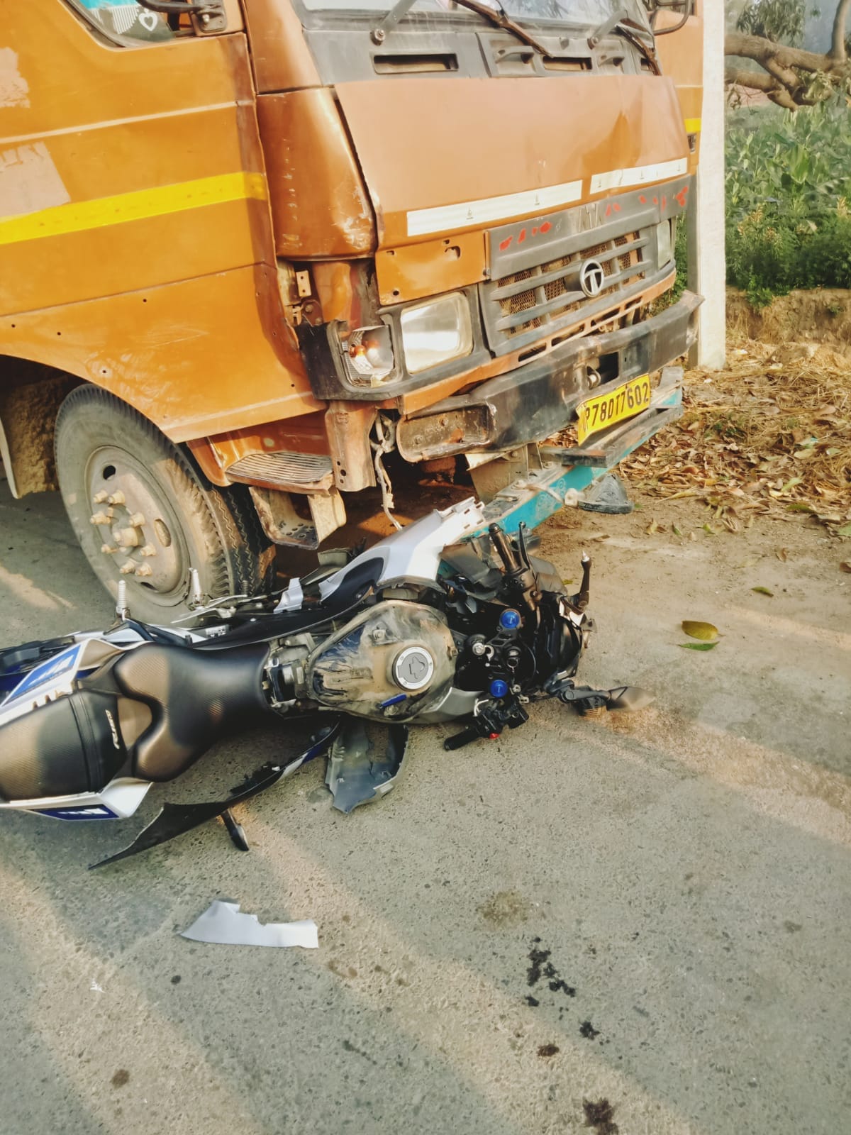 Bike rider seriously injured after collision with truck