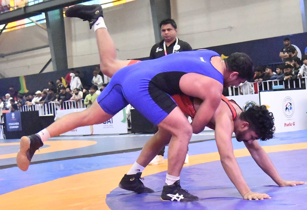 240 wrestlers showcase their strength in the IIS Dangal Championship
