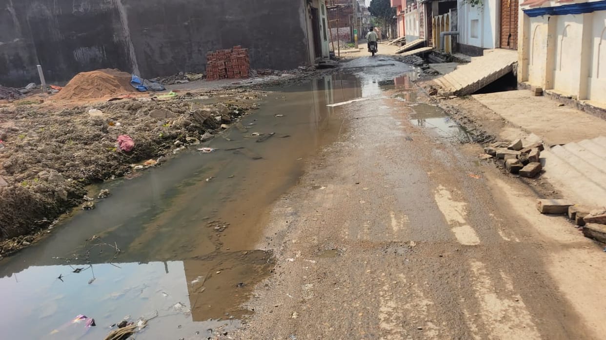 Eight drains are being built at a cost of Rs 4.5 crore, providing relief from waterlogging