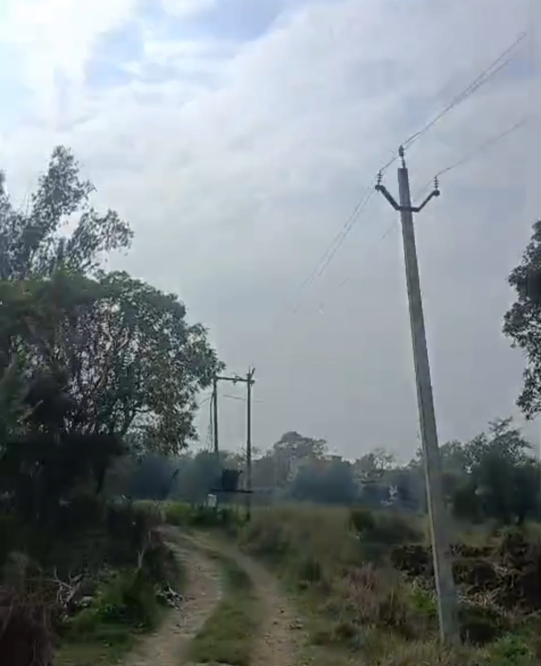 11,000 KV line shifted without estimate and permission