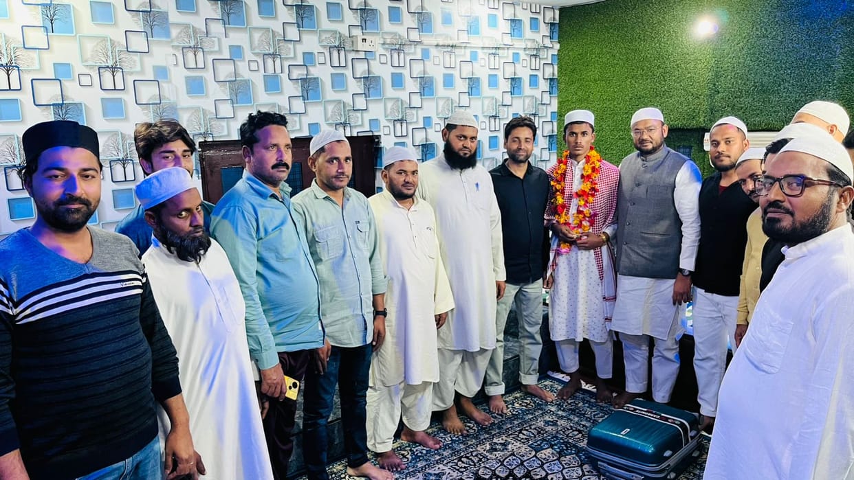 The process of completing the Quran begins during Namaz-e-Taraweeh