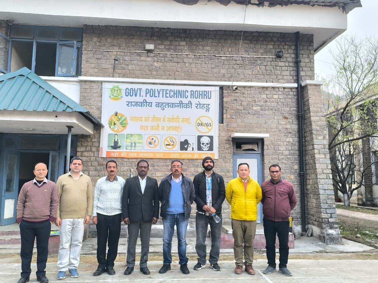 Inspection of the pharmacy diploma program at the Government Polytechnic Institute, Rohru