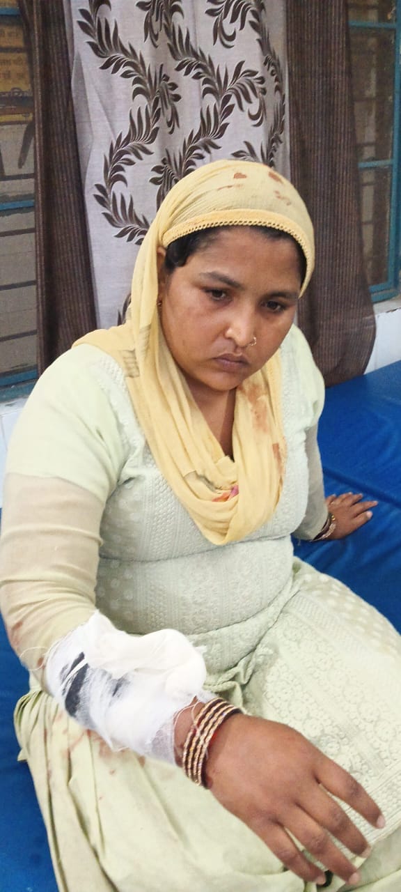 Two sisters were attacked with lethal weapons for protesting against abuse.