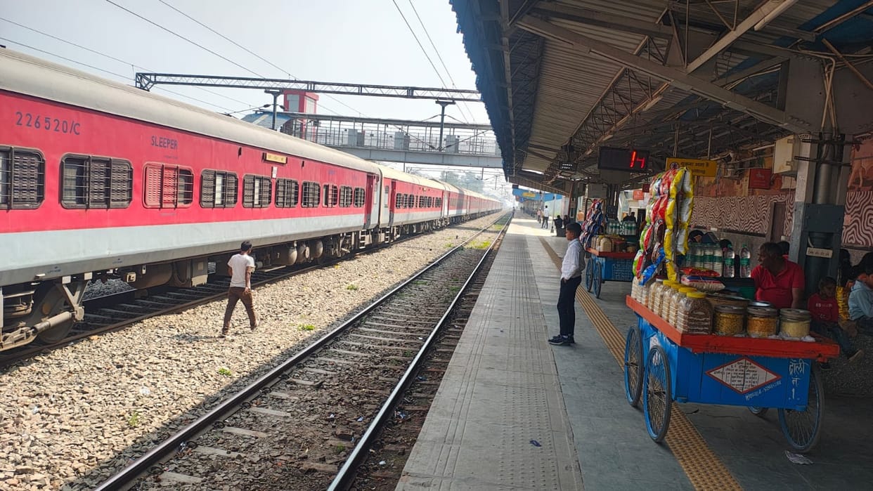 Empty coaches parked on railway tracks disrupt traffic