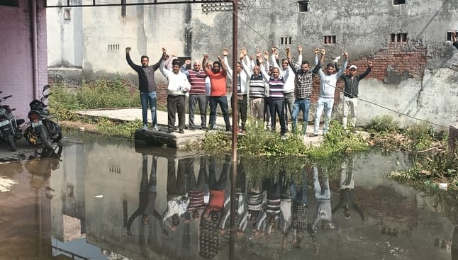 Dirty water in the Electricity Corporation office has created a threat of epidemic.