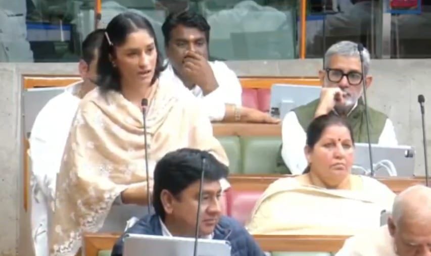Vinesh Phogat raised the issue of Village Ramrai Sports Stadium in the Assembly.