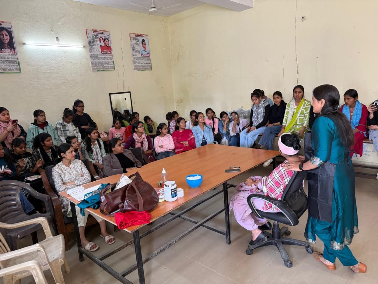 Beautician training workshop begins at Nehru College