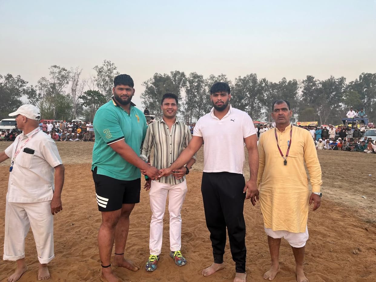 Wrestling matches remained equal in Dangal