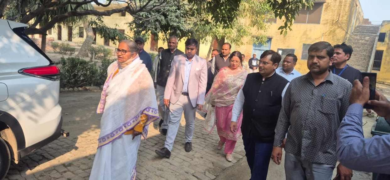 Minister of State for Secondary Education visited three examination centres.
