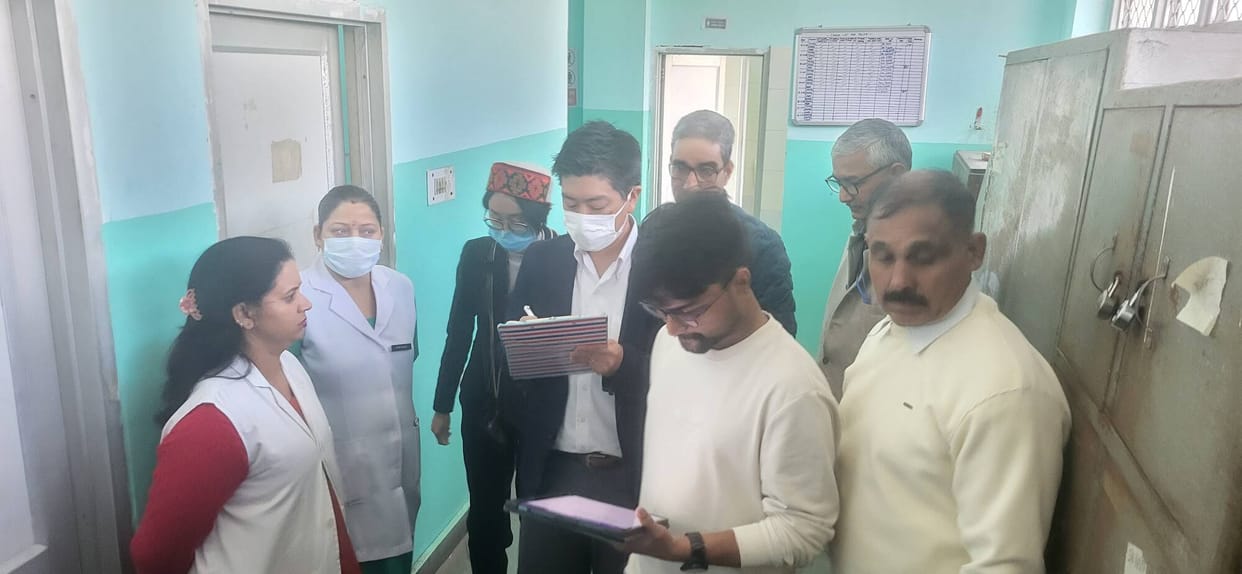 A team of Japanese experts inspected the Regional Hospital, Bilaspur.