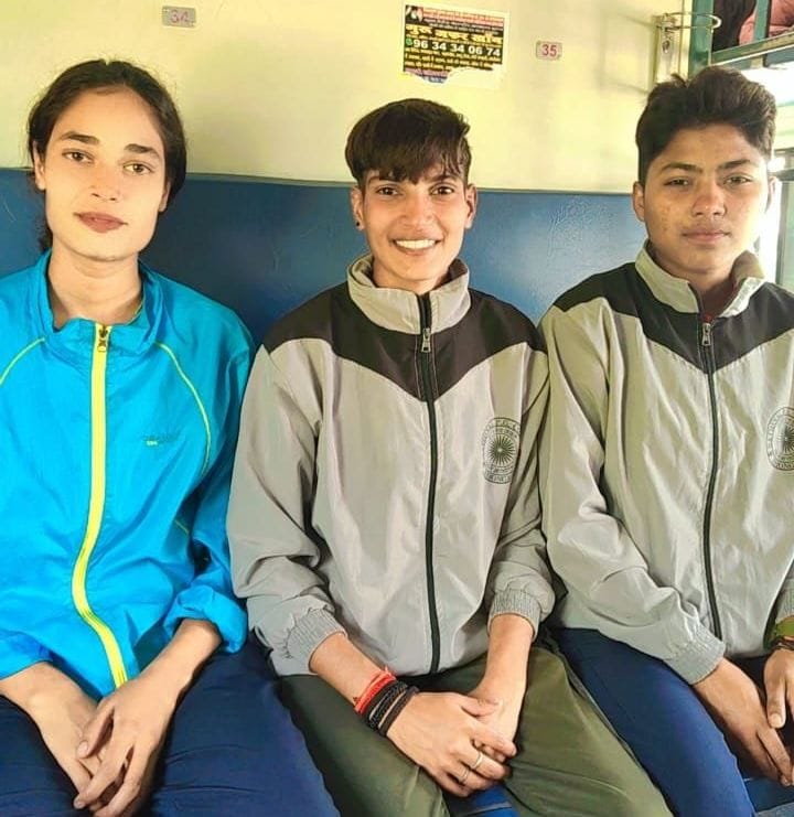 Three girl students selected for cross country competition