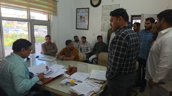 XEN said- clerical error, will write a letter to the headquarters for reinstatement of JE