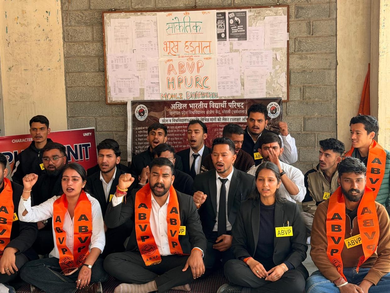 ABVP goes on hunger strike over lack of facilities at Regional Study Centre