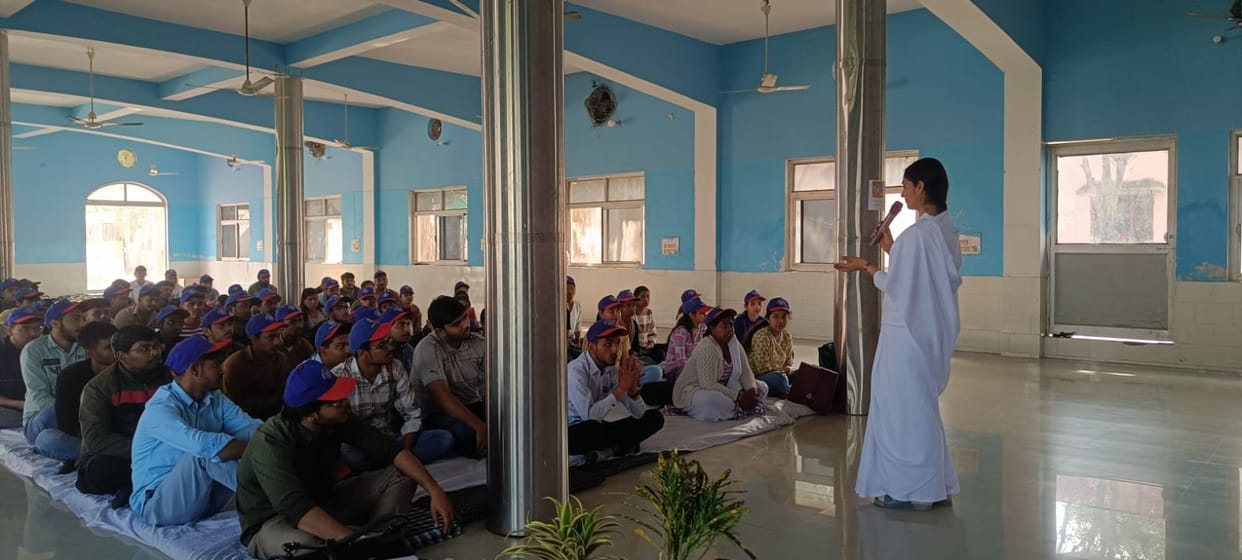 Gave the message of living a healthy lifestyle through yoga and meditation