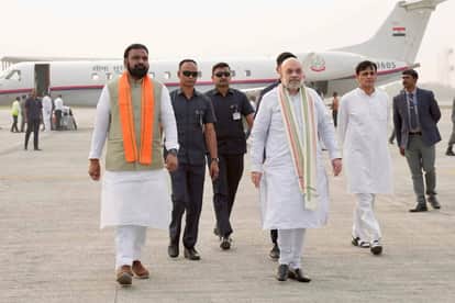 किशनगंज पहुँचे गृह मंत्री