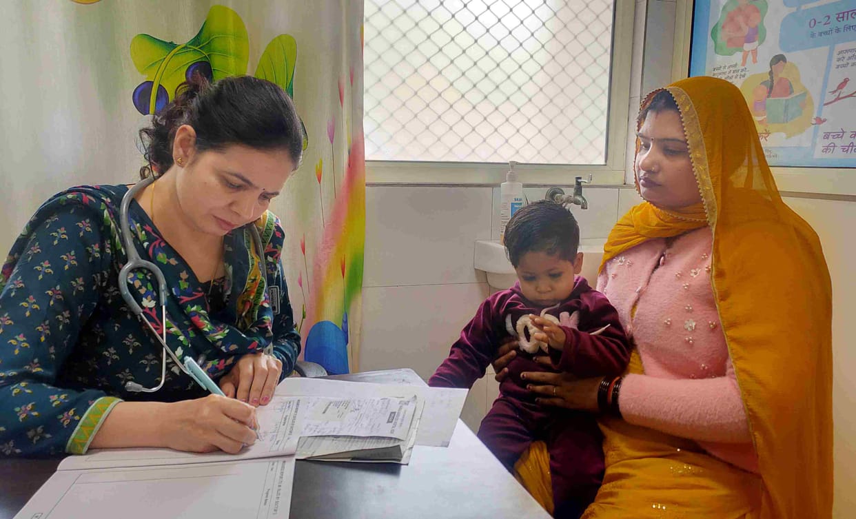Changing weather hits innocent children with cough and cold