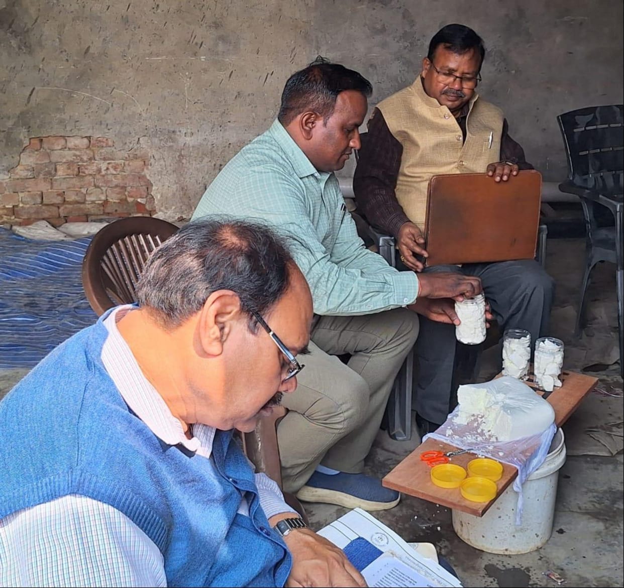 Factory raided, six and a half quintals of cheese worth Rs 1.30 lakh destroyed