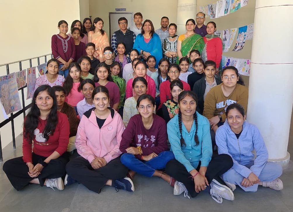 Surabhi tops in poster making and slogan writing