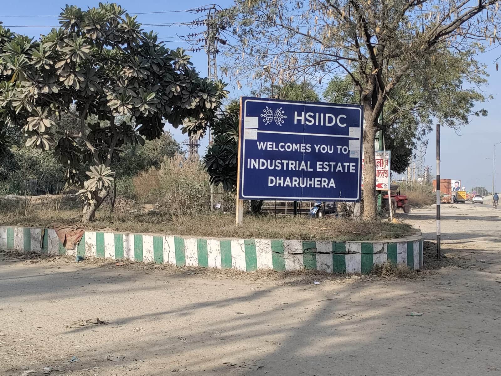 रेवाड़ी। धारूहेड़ा का औद्योगिक क्षेत्र। संवाद