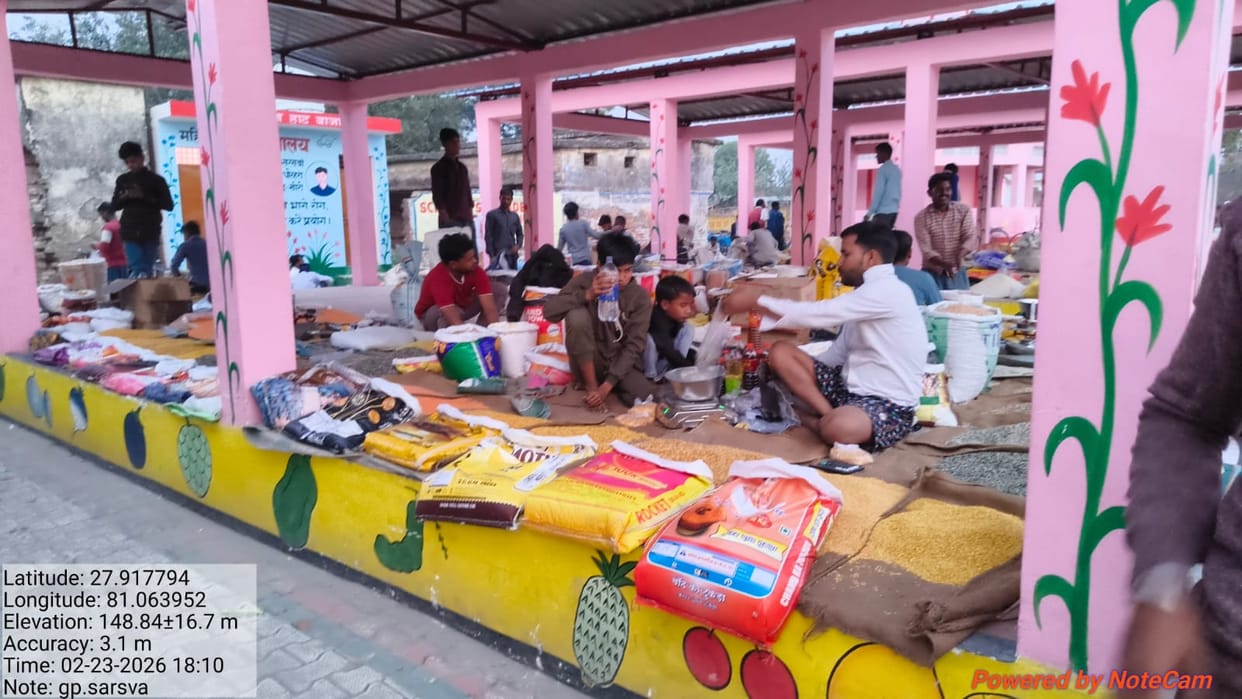 Saraswa Haat Bazaar becomes a center of self-reliance for women and farmers