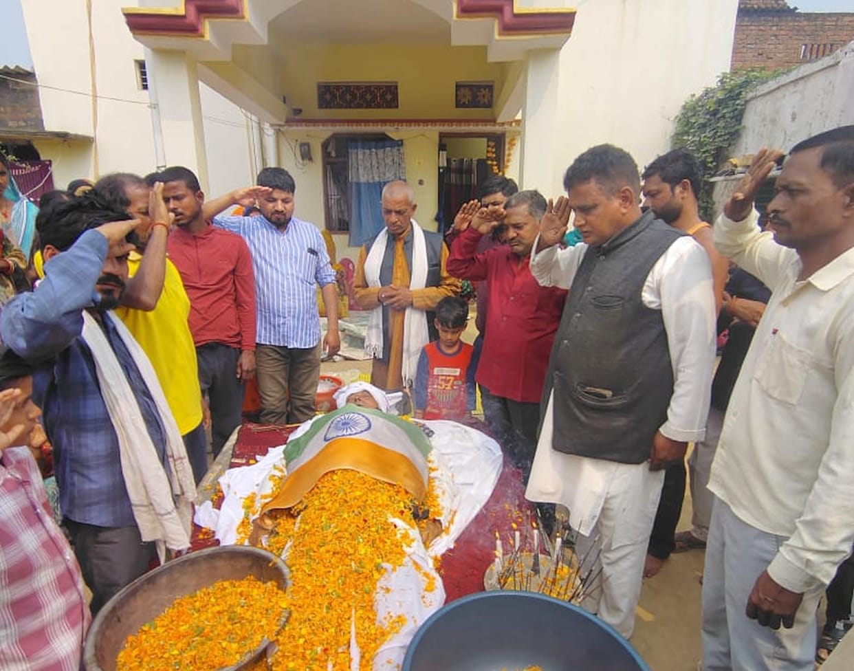 Azad Hind Fauj soldier Munau Paswan is no more.