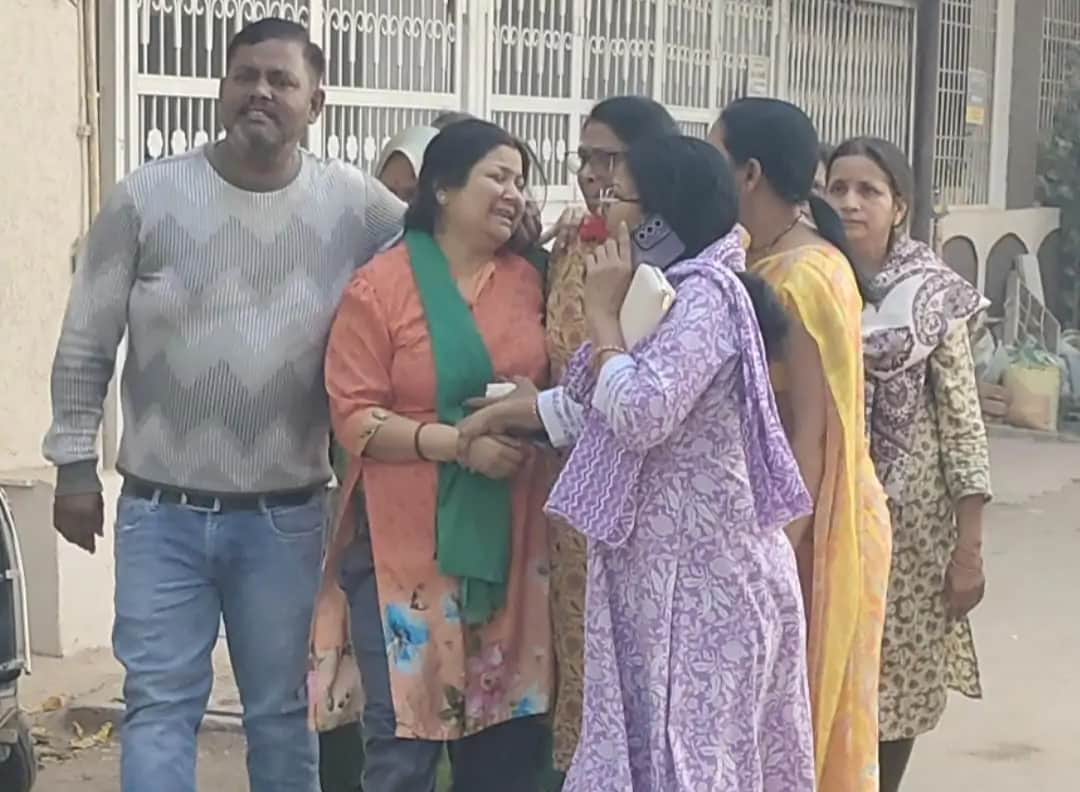A 12th-grade student committed suicide from the third floor; he was depressed after failing in his exams.