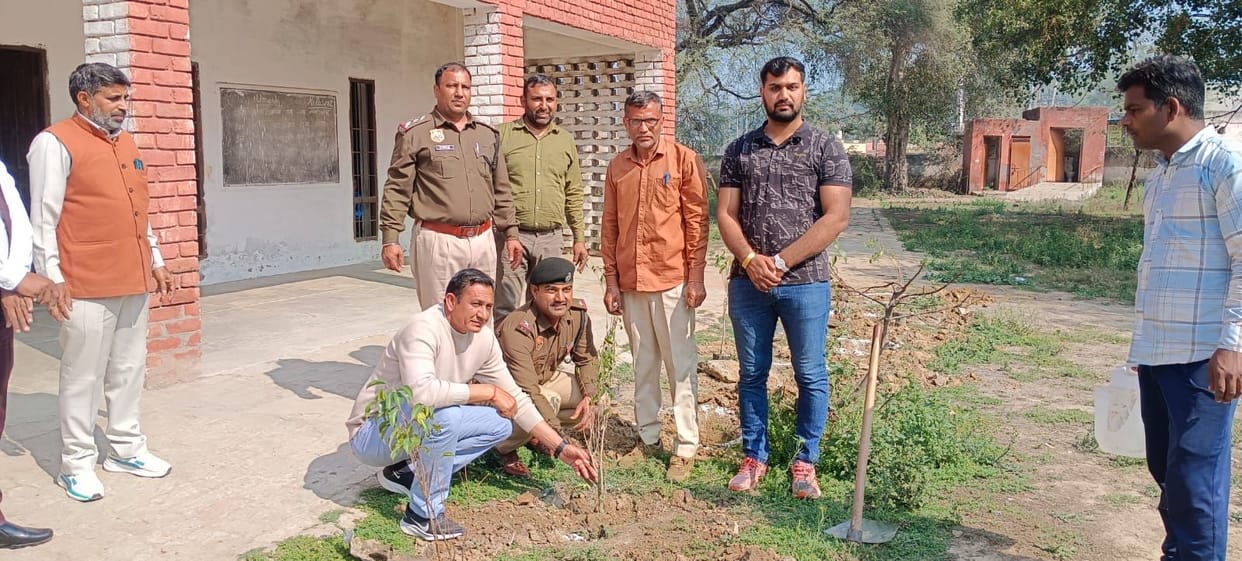 Planting trees gave the message of environmental protection